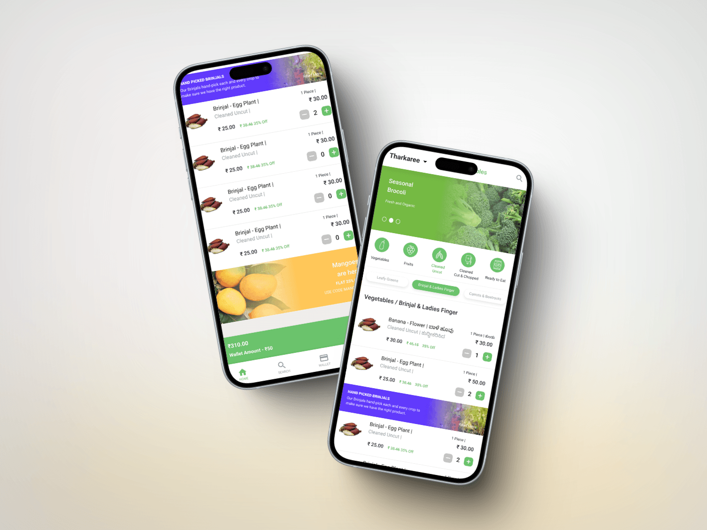 Weblibron Grocery Mobile App Design